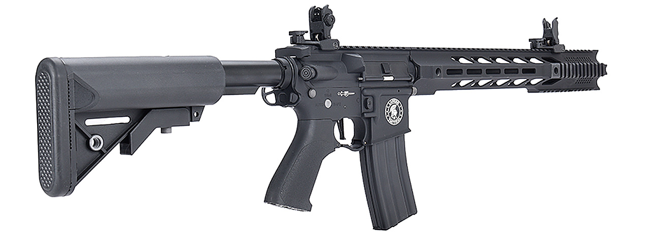 Lancer Tactical Gen 2 ProLine M4 SPR Interceptor Airsoft AEG Rifle (Color: Black) - Click Image to Close