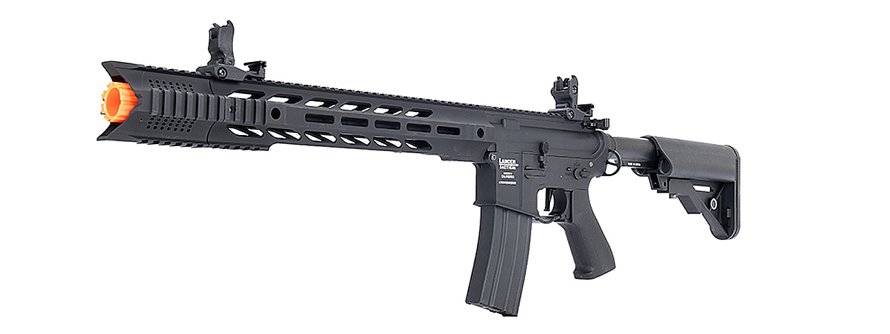 Lancer Tactical Gen 2 ProLine M4 SPR Interceptor Airsoft AEG Rifle (Color: Black) - Click Image to Close