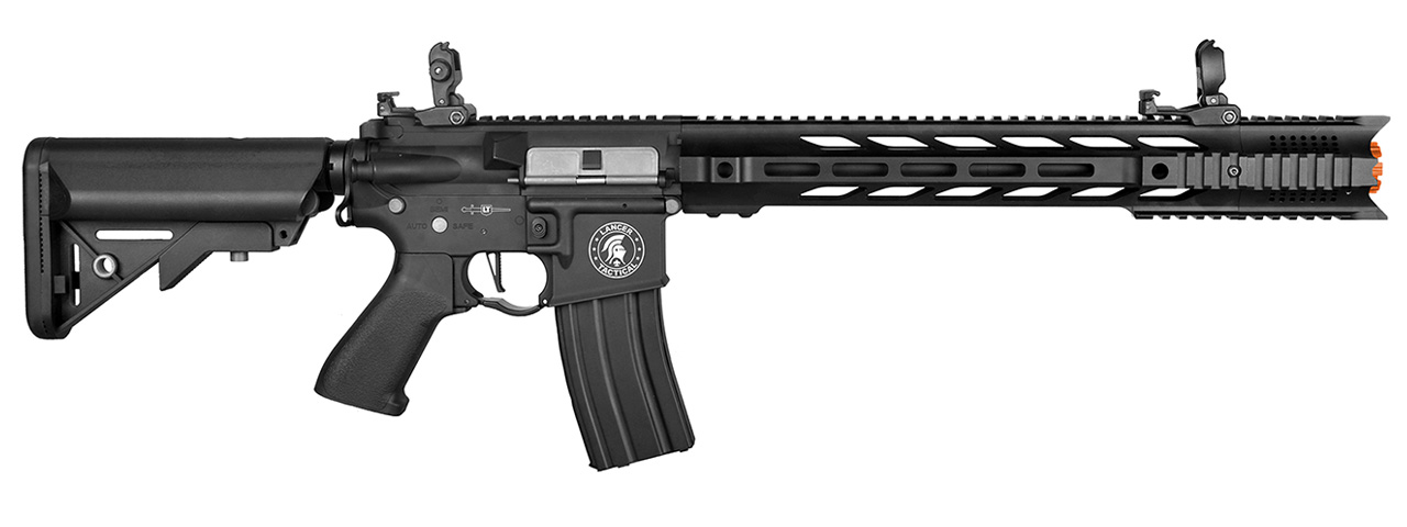 Lancer Tactical Gen 2 ProLine M4 SPR Interceptor Airsoft AEG Rifle (Color: Black) - Click Image to Close