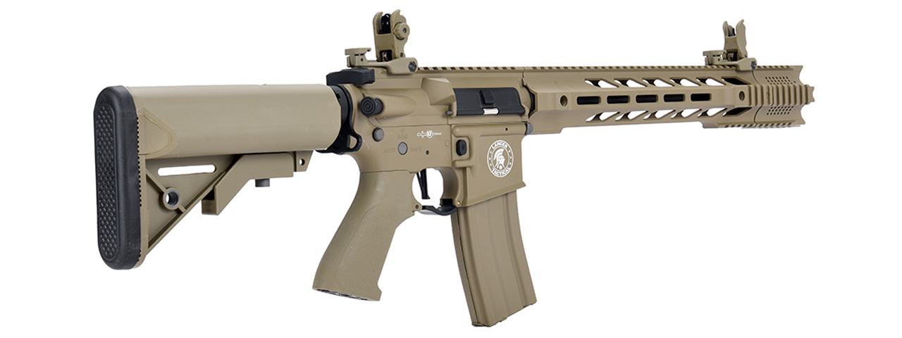 Lancer Tactical ProLine M4 SPR Interceptor Airsoft AEG Rifle (Color: Tan) - Click Image to Close
