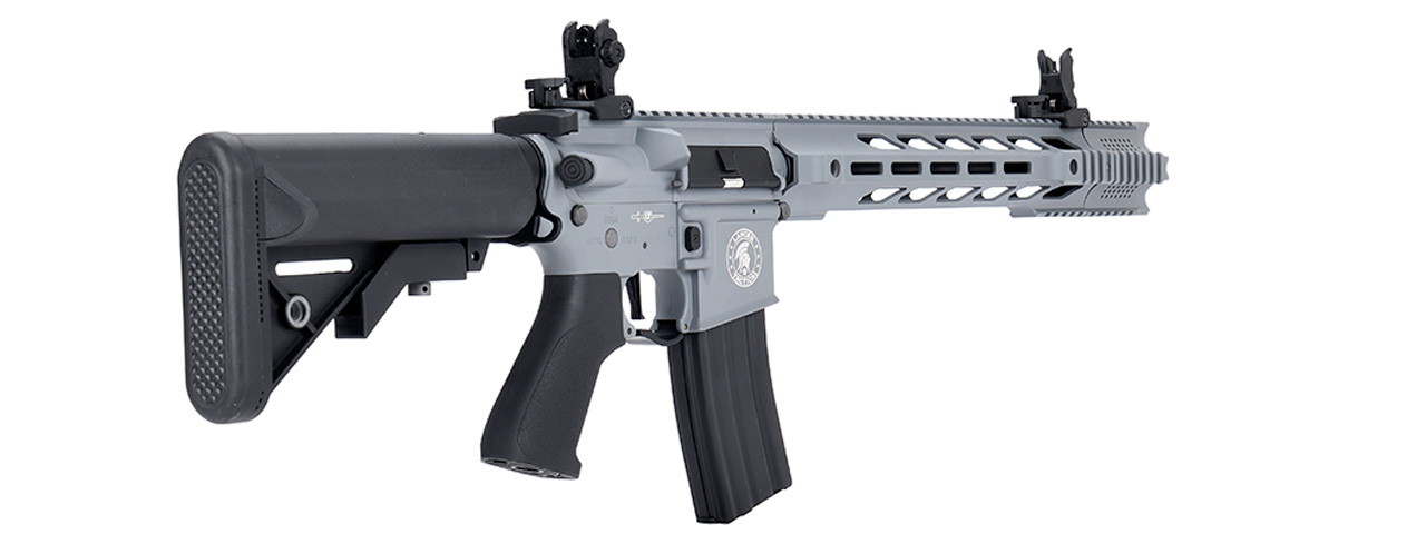 Lancer Tactical ProLine M4 SPR Interceptor Airsoft AEG Rifle (Color: Gray)