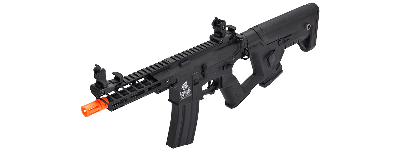 Lancer Tactical Enforcer Hybrid NEEDLETAIL AEG w/ Alpha Stock [LOW FPS] (BLACK) - Click Image to Close