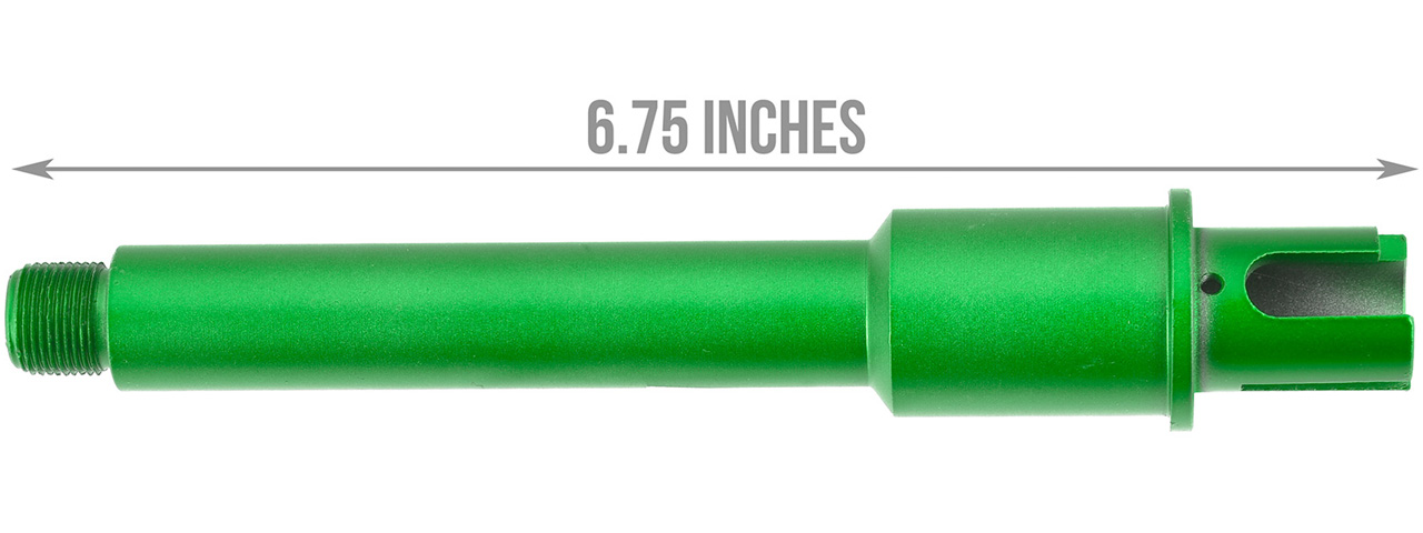 Lancer Tactical Enforcer "Needletail" One-Piece Outer Barrel (GREEN) - Click Image to Close