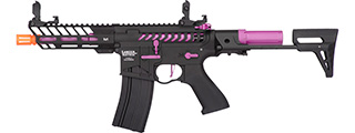 Lancer Tactical ProLine NEEDLETAIL PDW Skeleton AEG [LOW FPS] (BLACK/PURPLE)