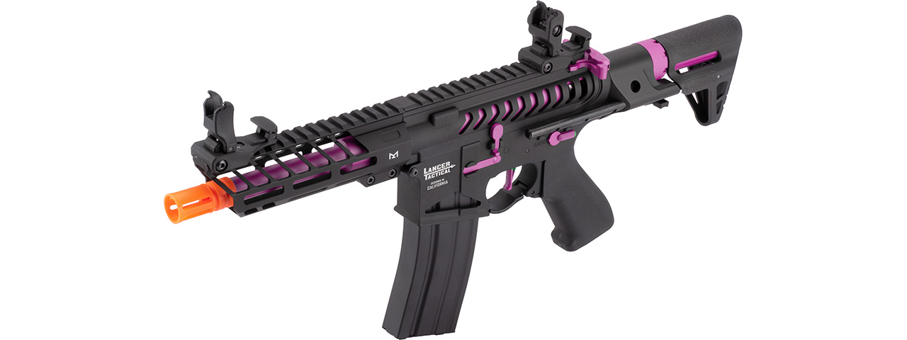 Lancer Tactical ProLine NEEDLETAIL PDW Skeleton AEG [LOW FPS] (BLACK/PURPLE)