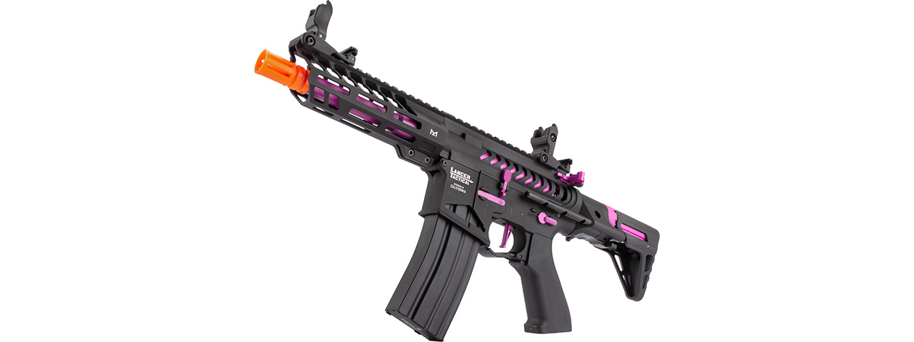 Lancer Tactical ProLine NEEDLETAIL PDW Skeleton AEG [LOW FPS] (BLACK/PURPLE)