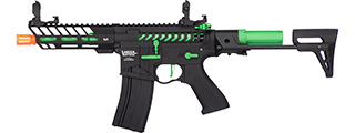 Lancer Tactical ProLine NEEDLETAIL PDW Skeleton AEG [Low FPS] (BLACK/GREEN)