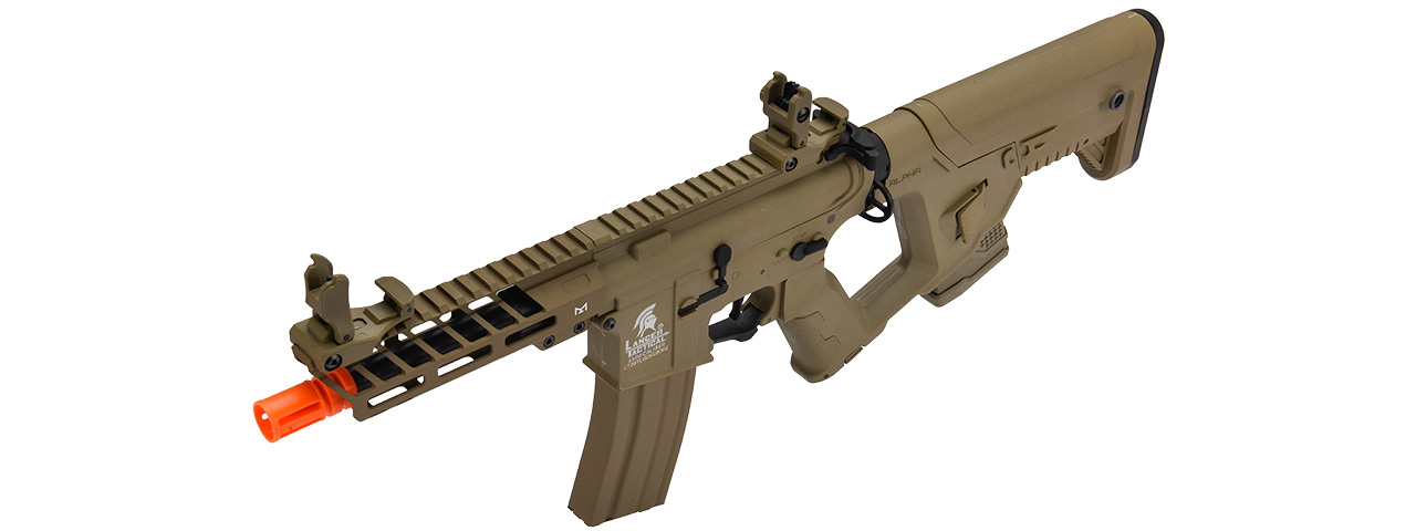 Lancer Tactical Low FPS Hybrid Enforcer Needletail Airsoft AEG Rifle w/ Alpha Stock (Color: Tan)