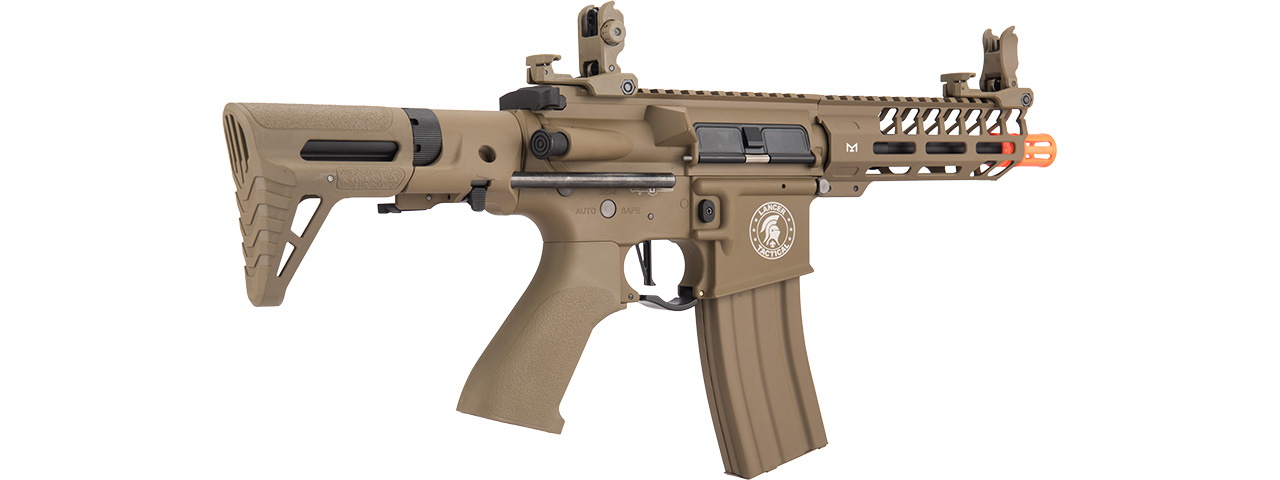 Lancer Tactical Low FPS ProLine Needletail Airsoft AEG Rifle with PDW Stock (Color: Tan)