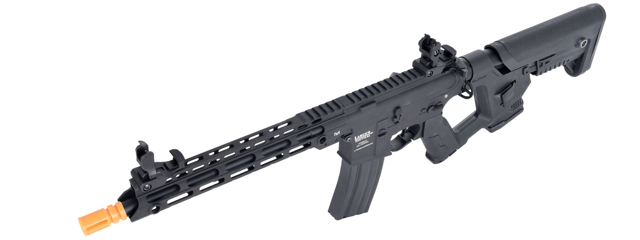 Lancer Tactical Enforcer BLACKBIRD AEG Rifle w/ Alpha Stock [LOW FPS] (BLACK) - Click Image to Close