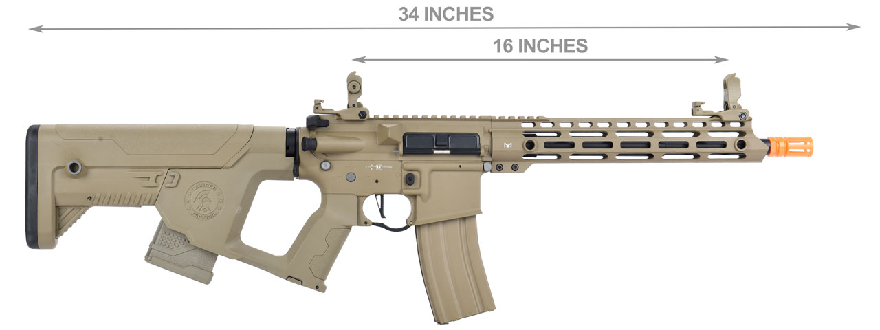 Lancer Tactical Enforcer BLACKBIRD AEG Rifle w/ Alpha Stock [LOW FPS] (TAN) - Click Image to Close