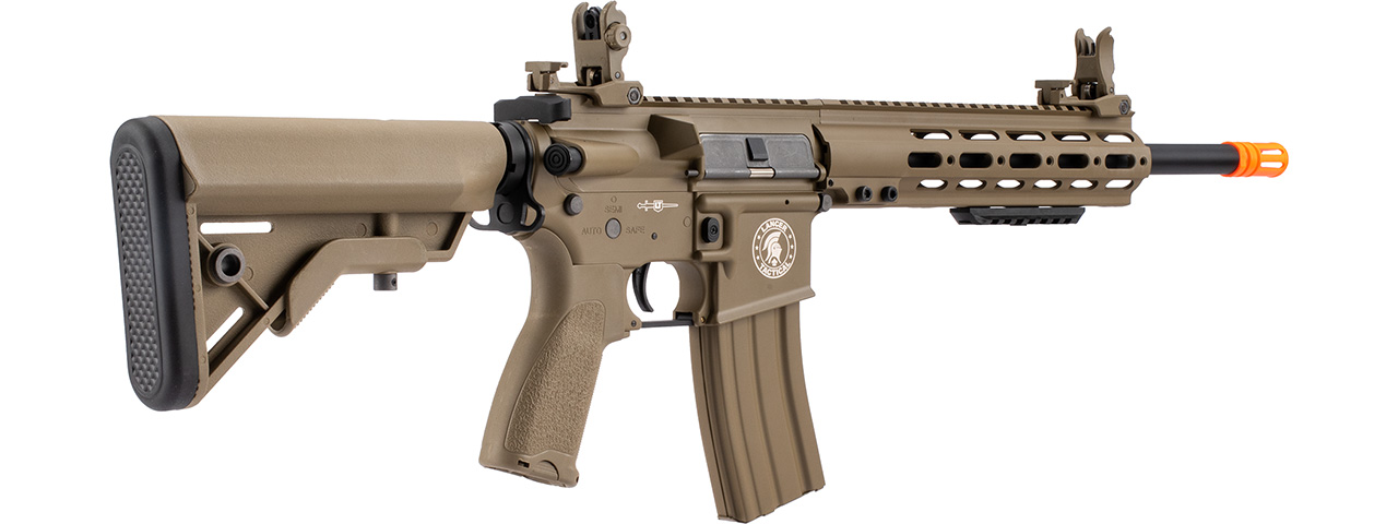 Lancer Tactical MK1 SMR Black Jack Strategic M4 Airsoft AEG (Tan) - Click Image to Close