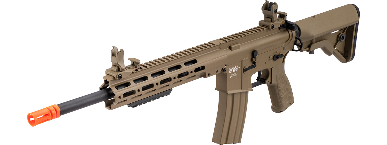 Lancer Tactical MK1 SMR Black Jack Strategic M4 Airsoft AEG (Tan)