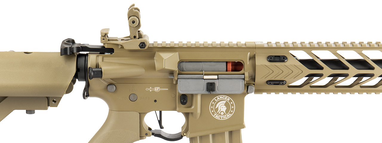 Lancer Tactical Enforcer NIGHT WING AEG [HIGH FPS] (TAN) - Click Image to Close