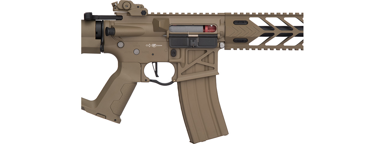 Lancer Tactical Enforcer NIGHT WING Skeleton AEG [HIGH FPS] w/ Alpha Stock (TAN) - Click Image to Close