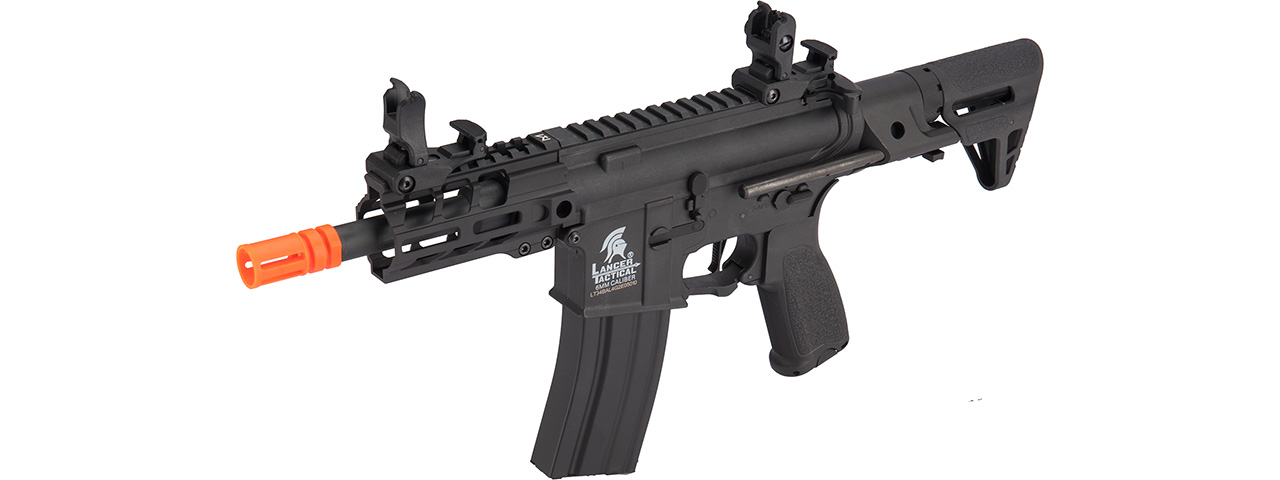 Lancer Tactical Enforcer Hybrid Gen 2 BATTLE HAWK 4" PDW AEG [LOW FPS] (BLACK) - Click Image to Close