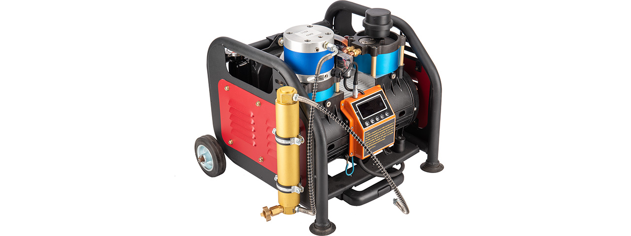 Lancer Tactical 110V Oil-Free PCP Air Compressor [1500 Watt] (6000 PSI) - Click Image to Close