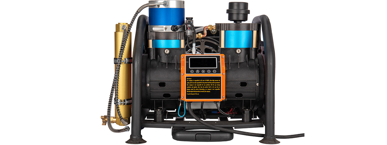 Lancer Tactical 110V Oil-Free PCP Air Compressor [1500 Watt] (6000 PSI) - Click Image to Close