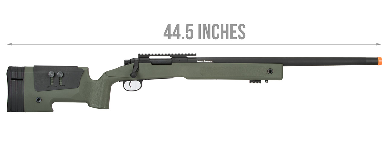 Lancer Tactical M40A3 Bolt Action Sniper Rifle (OD Green) - Click Image to Close