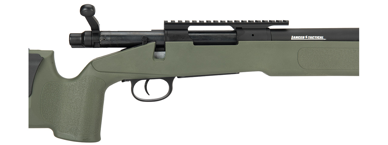 Lancer Tactical M40A3 Bolt Action Sniper Rifle (OD Green) - Click Image to Close