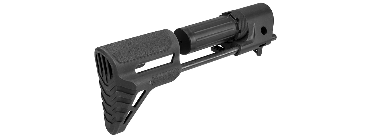 Lancer Tactical M4 AEG Retractable PDW Stock (BLACK) - Click Image to Close