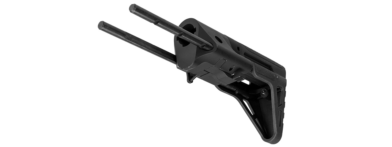 Lancer Tactical M4 AEG Retractable PDW Stock (BLACK) - Click Image to Close