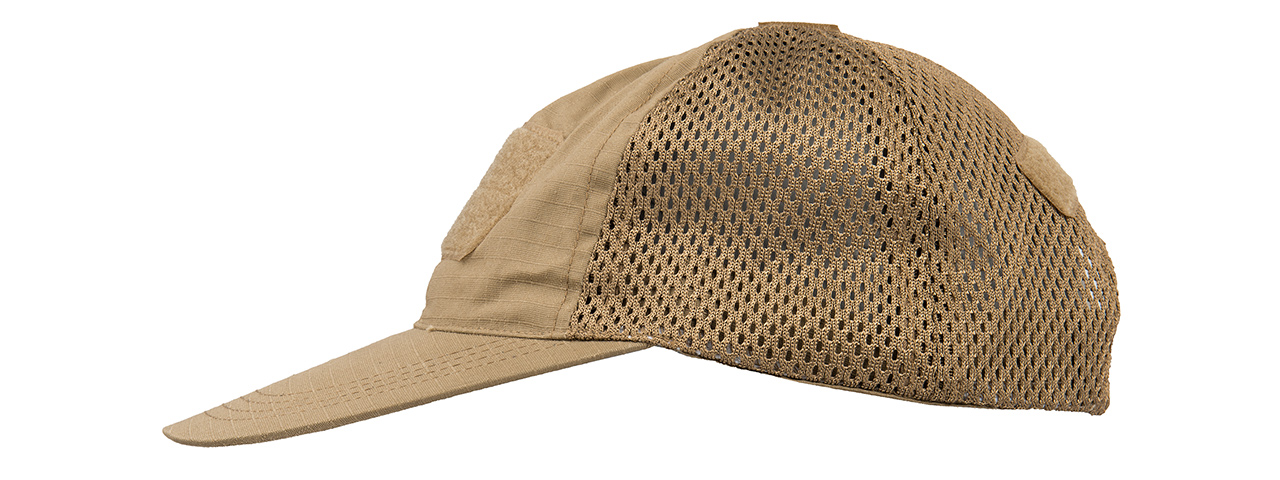 Lancer Tactical Ripstop Adhesion Operator Cap (TAN) - Click Image to Close