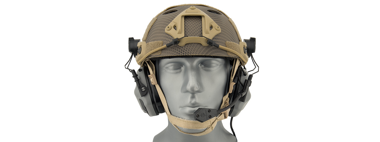 Earmor M32H MOD3 Tactical Communication Hearing Protector for FAST Helmet (GRAY)