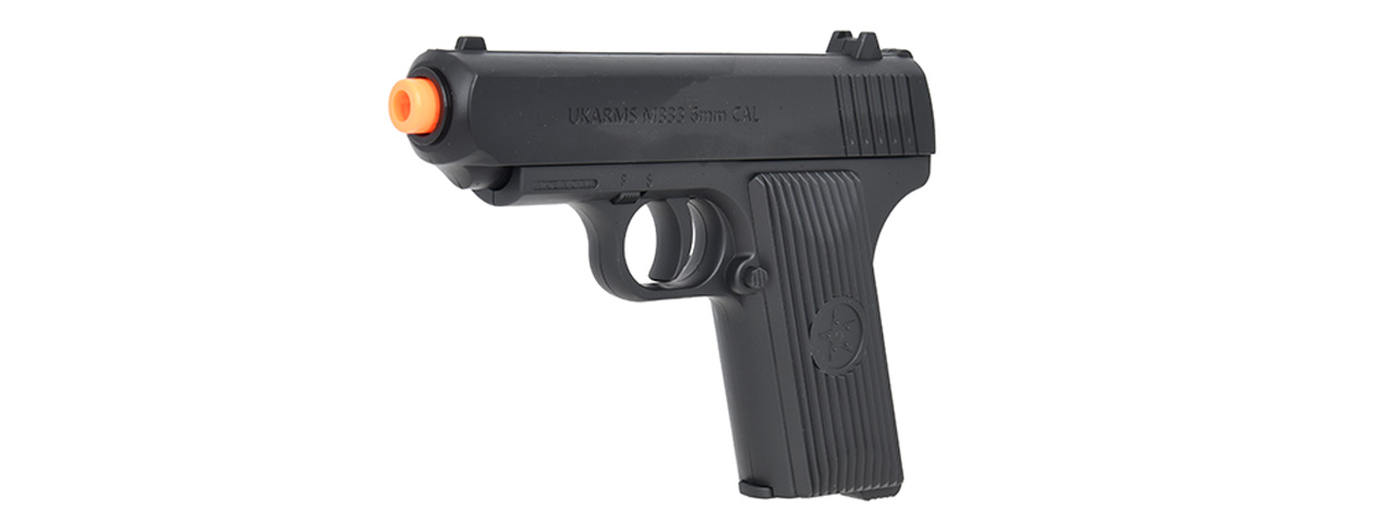 UKARMS M333B Airsoft Spring Pistol (BLACK) - Click Image to Close