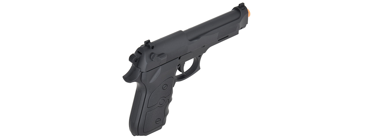UKARMS M757B M9 Airsoft Spring Pistol (BLACK) - Click Image to Close