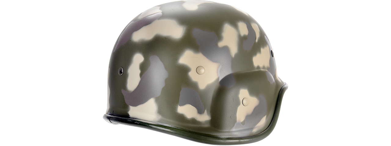 PASGT Airsoft Helmet w/ Adjustable Chin Strap (WOODLAND) - Click Image to Close