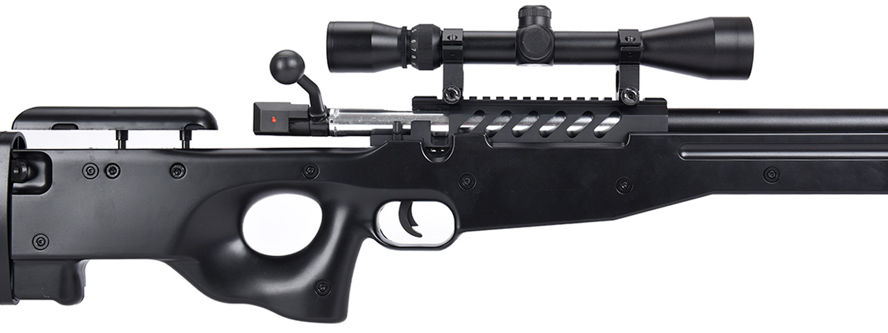 WellFire MB15 L96 Bolt Action Airsoft Sniper Rifle w/ Scope (BLACK)