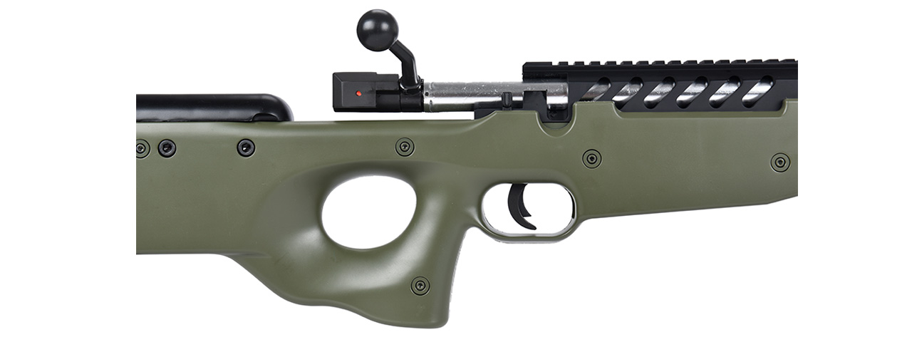 WellFire MB15 L96 Bolt Action Airsoft Sniper Rifle w/ Bipod (OD GREEN)