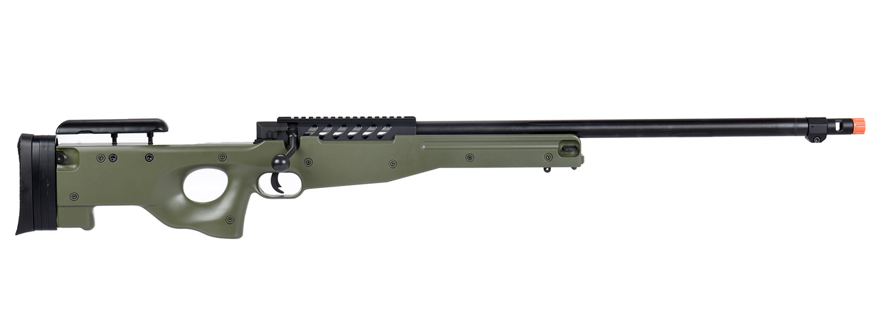 WellFire MB15 L96 Bolt Action Airsoft Sniper Rifle (OD GREEN) - Click Image to Close