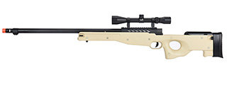 WellFire MB15 L96 Bolt Action Airsoft Sniper Rifle w/ Scope (TAN)