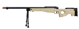 WellFire MB15 L96 Bolt Action Airsoft Sniper Rifle w/ Bipod (TAN)