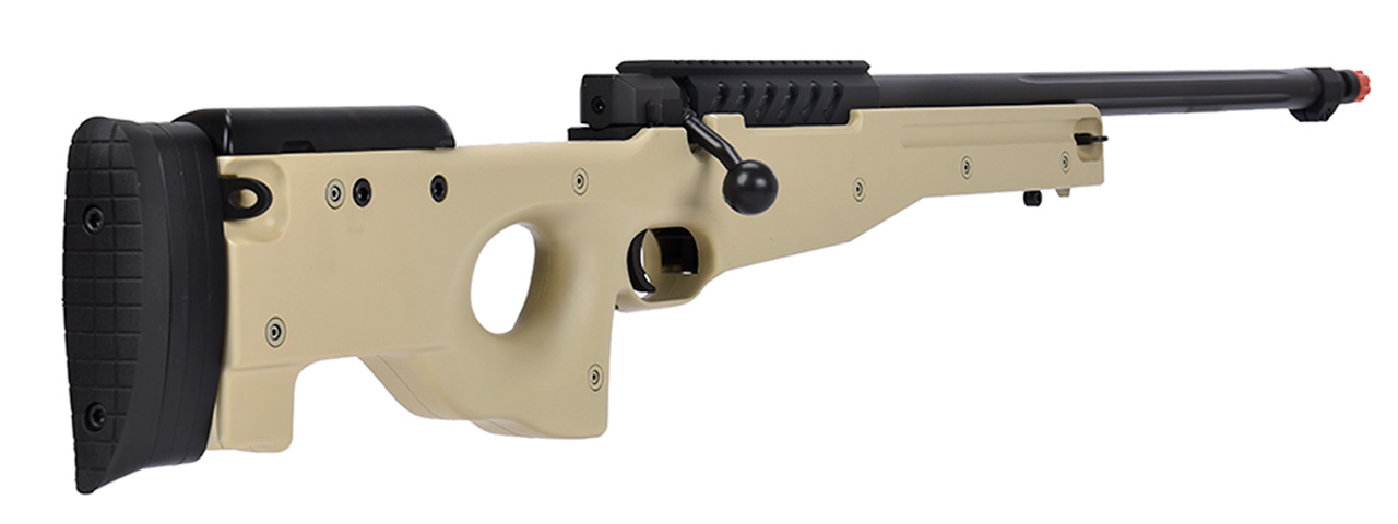 WellFire MB15 L96 Bolt Action Airsoft Sniper Rifle (TAN) - Click Image to Close