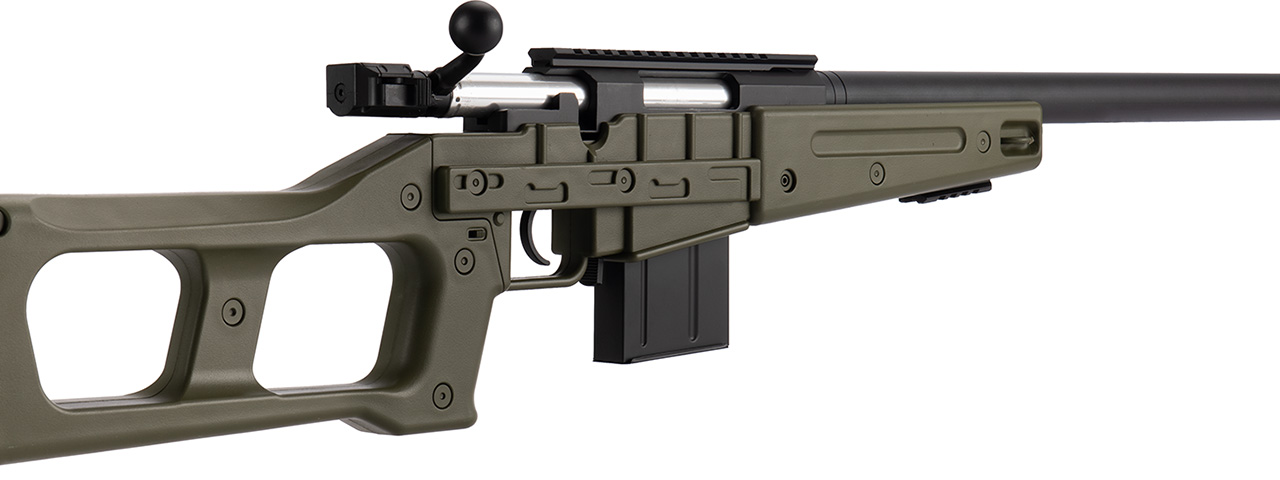 WellFire MB4408 MK96 Covert Airsoft Sniper Rifle (OD GREEN) - Click Image to Close