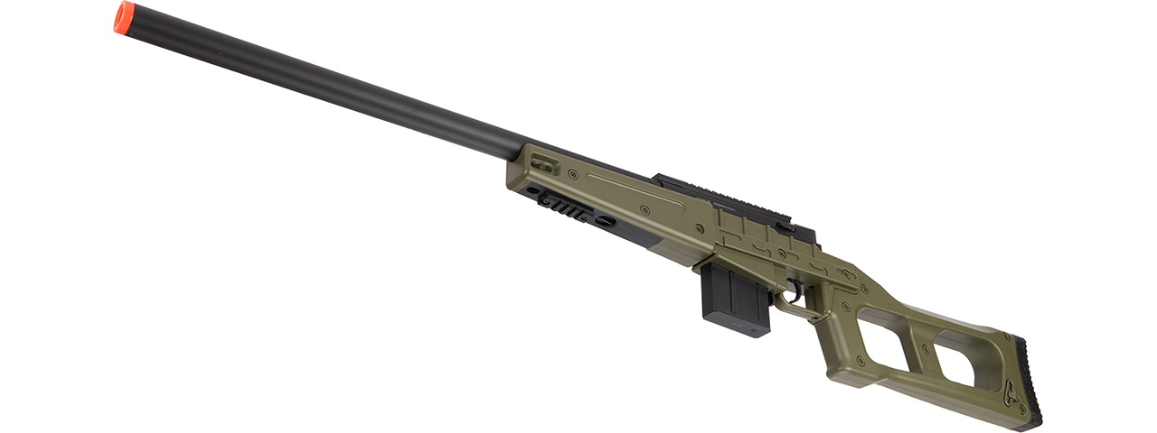 WellFire MB4408 MK96 Covert Airsoft Sniper Rifle (OD GREEN) - Click Image to Close