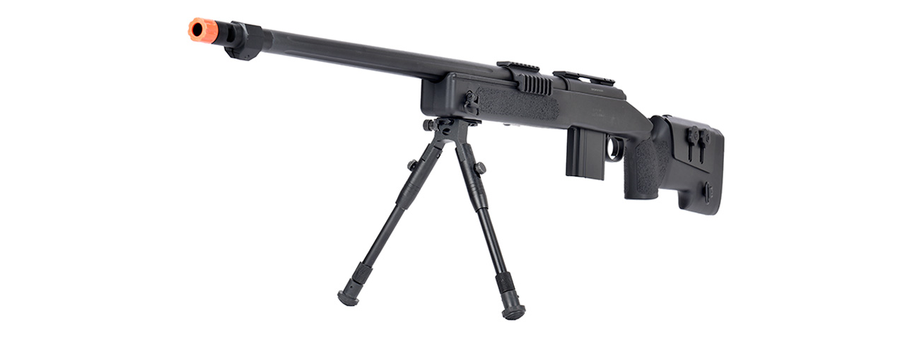 WellFire MB4416 M40A3 Bolt Action Sniper Rifle w/ Bipod (BLACK)