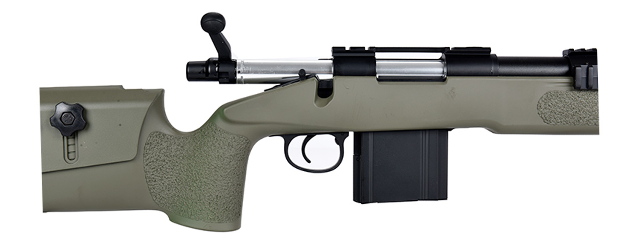 WellFire MB4416 M40A3 Bolt Action Airsoft Sniper Rifle (OD GREEN)