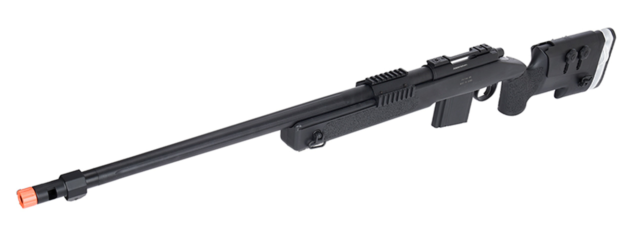 WellFire MB4417 M40A3 Bolt Action Airsoft Sniper Rifle (BLACK)