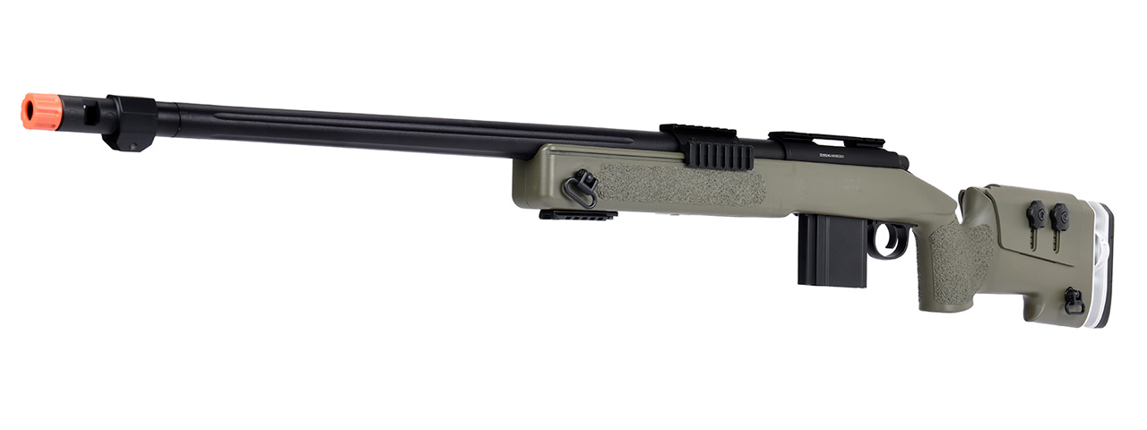 WellFire MB4417 M40A3 Bolt Action Airsoft Sniper Rifle (OD GREEN)