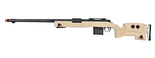 WellFire MB4417 M40A3 Bolt Action Airsoft Sniper Rifle (TAN)