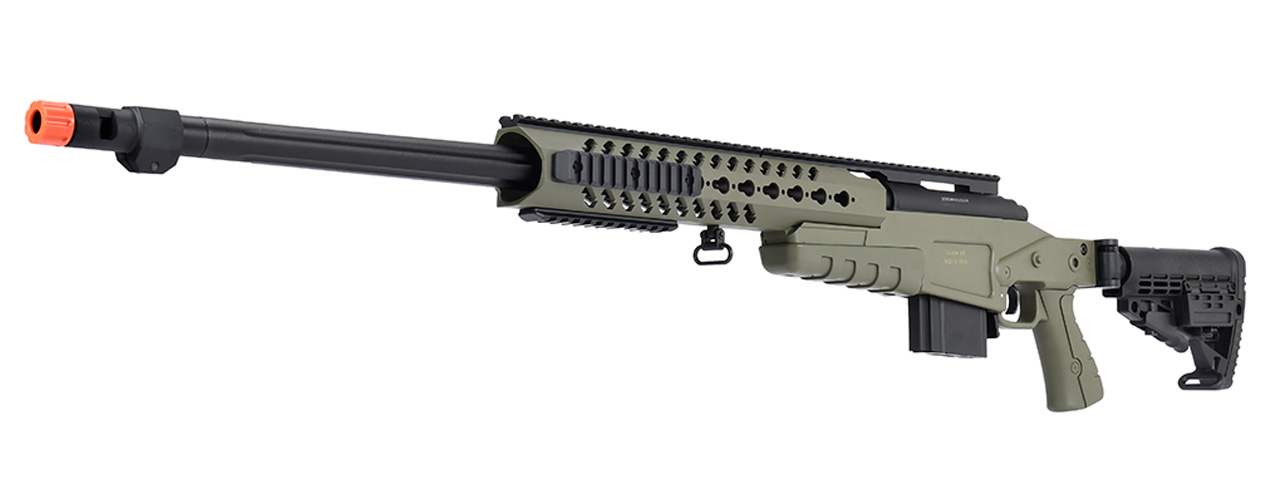 WellFire MB4418-1 Bolt Action Airsoft Sniper Rifle (OD GREEN)