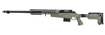 WellFire MB4418-3 Bolt Action Airsoft Sniper Rifle (OD GREEN)