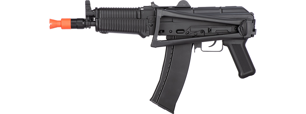 WellFire AK74U Gas Blowback GBB Airsoft Rifle (BLACK)