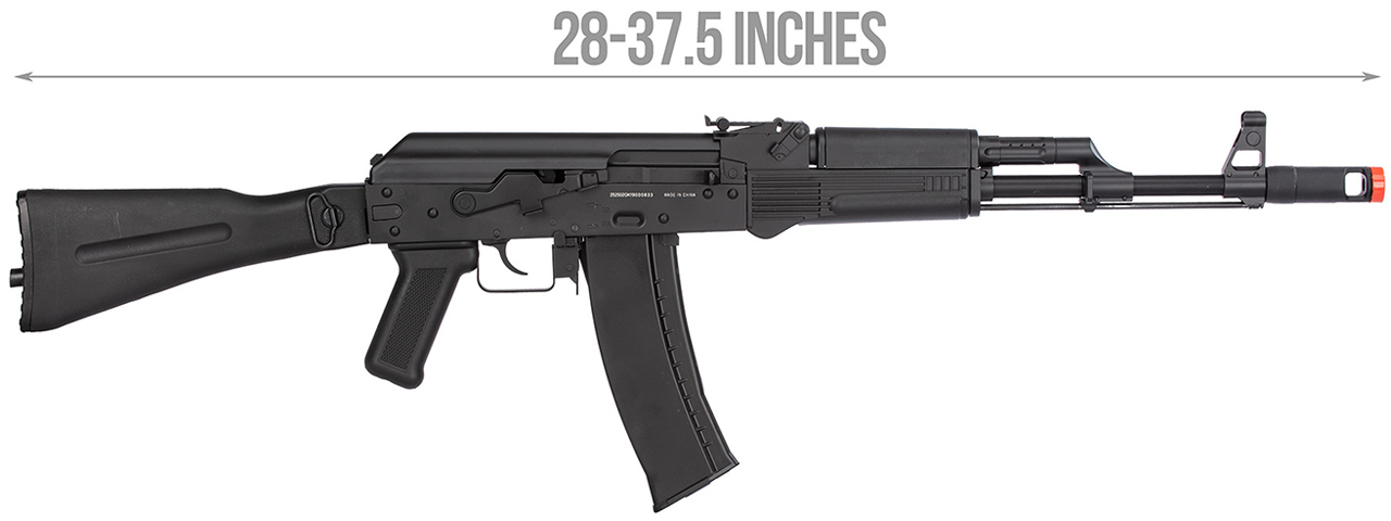 WellFire AK74 Gas Blowback GBB Airsoft Rifle (BLACK)