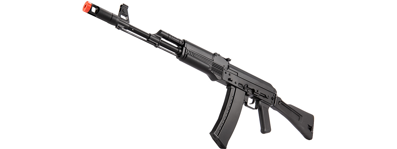 WellFire AK74 Gas Blowback GBB Airsoft Rifle (BLACK) - Click Image to Close