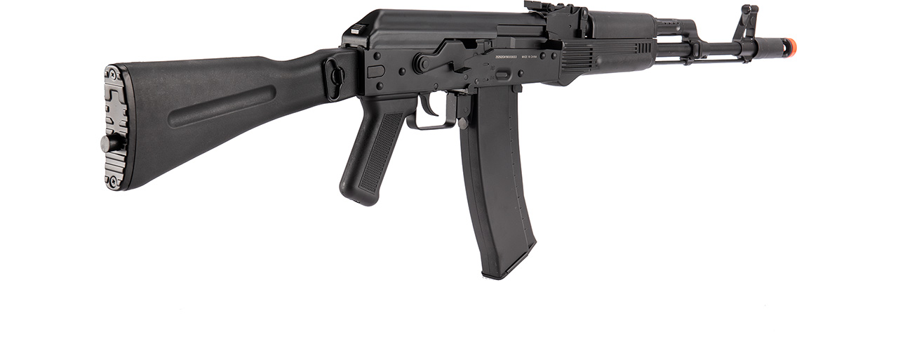 WellFire AK74 Gas Blowback GBB Airsoft Rifle (BLACK) - Click Image to Close